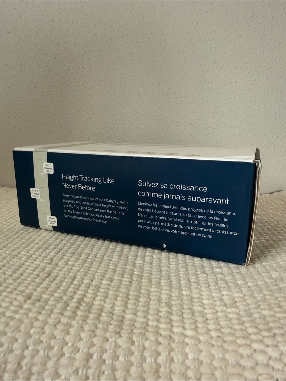 Nanit Smart Sheets - Pebble Grey Crib Sheet